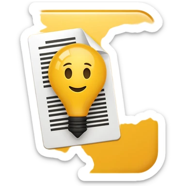Create an emoji-style alert icon for immigration rule changes. A document with an exclamation mark, a small globe, and a refresh/update symbol. Vibrant, high-contrast, rounded emoji design sticker