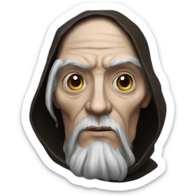 hyperrealist sith jedi in world of warcraft sticker