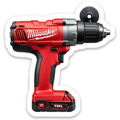 Milwaukee tool drill sticker