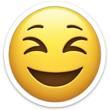 smiling smiley face with a mask in his hands sticker