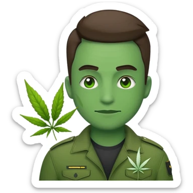 iphone emoji style WINGMAN FROM VALORANT WITH weed sticker