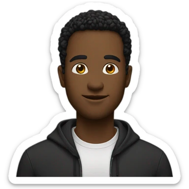 2 mens black when dealing sticker