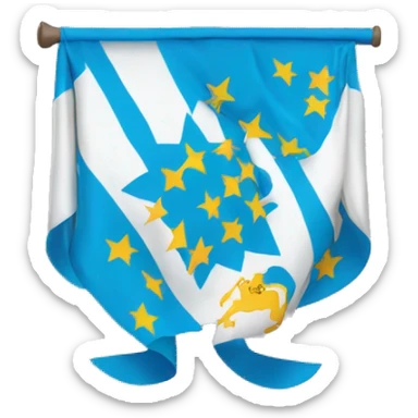 Bandera de Galicia sticker