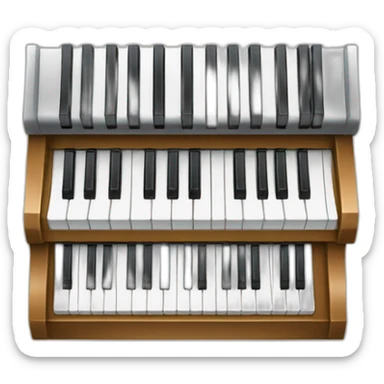 Teclado musical  sticker