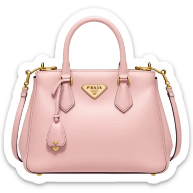 Pastel Pink prada bag  sticker