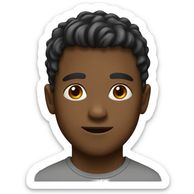 Emoji of a young man sticker