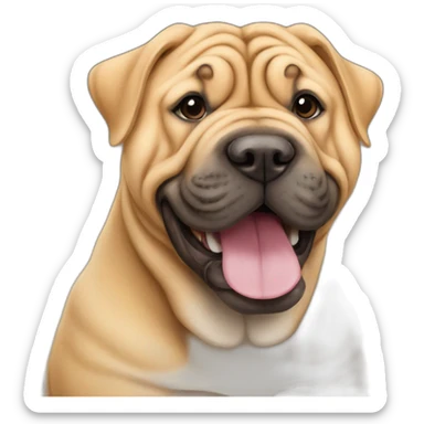 Sharpei sticker