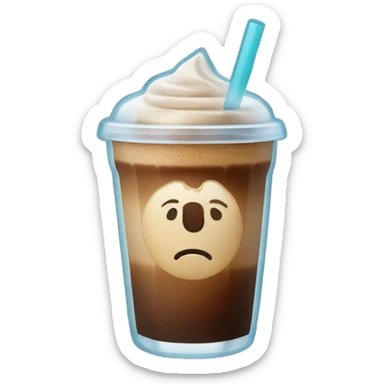 Ice coffee sticker