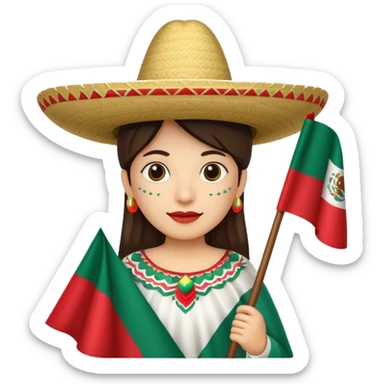 15 de septiembre viva México  sticker
