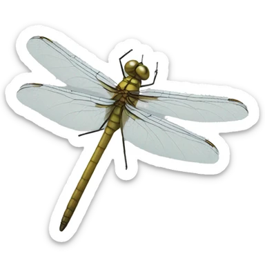 Dragonfly sticker