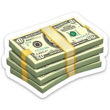 Dollars  sticker