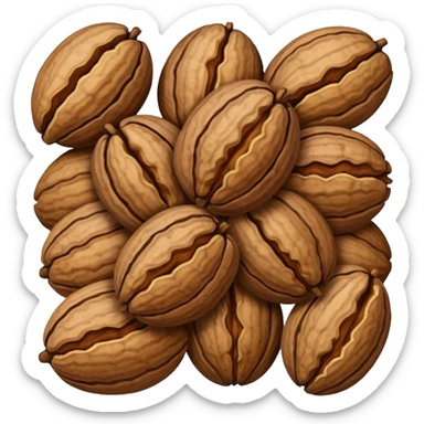 Walnut nuts sticker