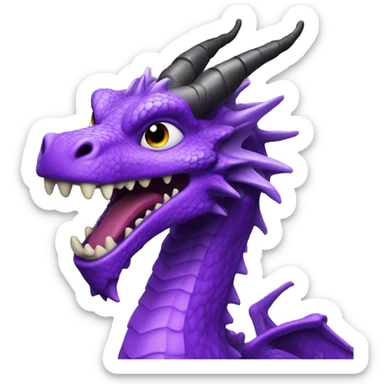 purple dragon a 360 sticker