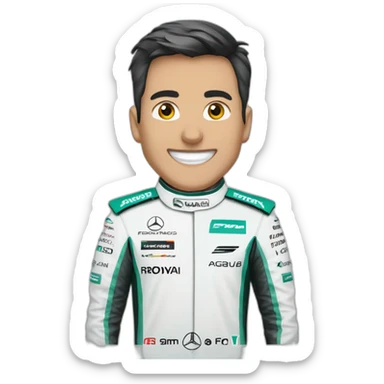 Mercedes AMG Petronas Formula 1 w14 sticker