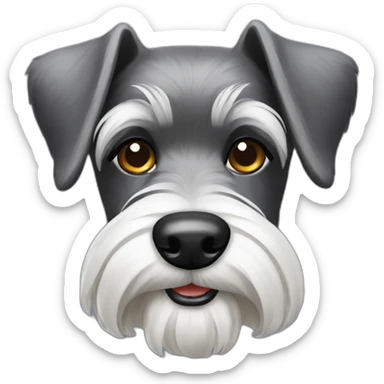 Zwergschnauzer sticker