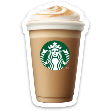 Starbucks chai latte sticker