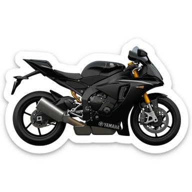 black r1 sticker