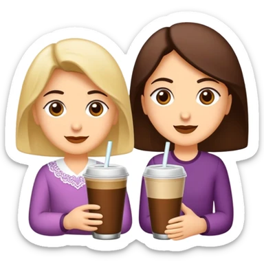 Koyu kızıl ve mamamia dalgası saçlı, kahverengi gözlü, buğday tenli, kalpli tişörtlü bir kız sticker