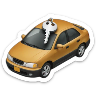 keys for car sticker