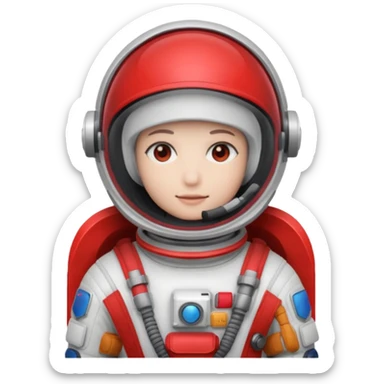 The main character from game Among Us sticker