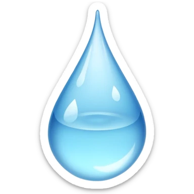 Glass of water sticker