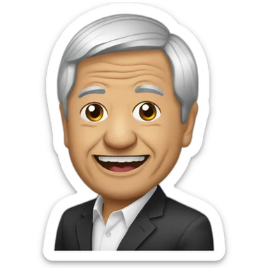 Lopez obrador troll face sticker
