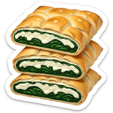 spinach and feta borek sticker
