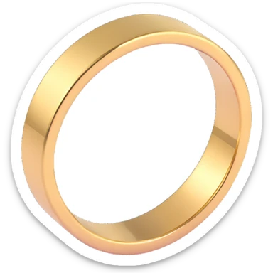 Gold ring from Sonic the Hedgehog game sticker