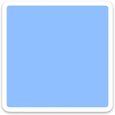flat color square in hex color #85c0f9 with no border sticker