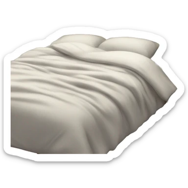 Messy bed sticker