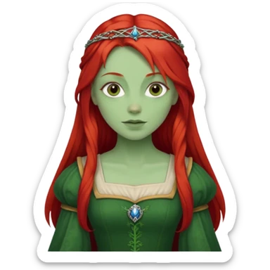 Fiona from the Shrek movie sticker