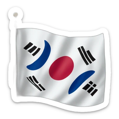 Saout Korean flag sticker