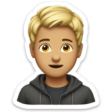 fictional boy sticker