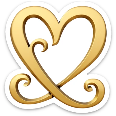 Letter s with heart it should be in poetry style and only should be drawn not just printed ones as if it it's written sticker