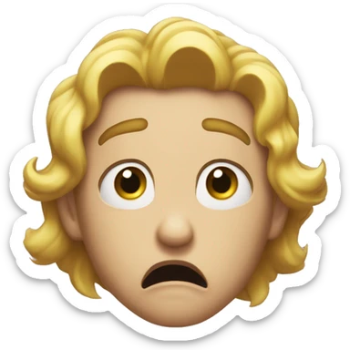 Absolutely flabbergasted shock disgust dramatic astonishment  sticker