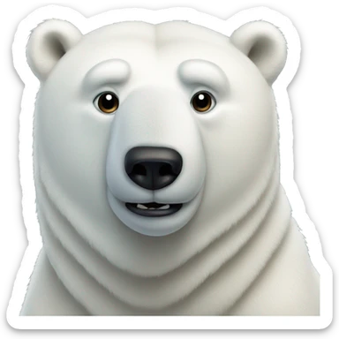 polar bear sticker