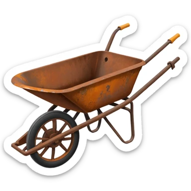 wheelbarrow sticker