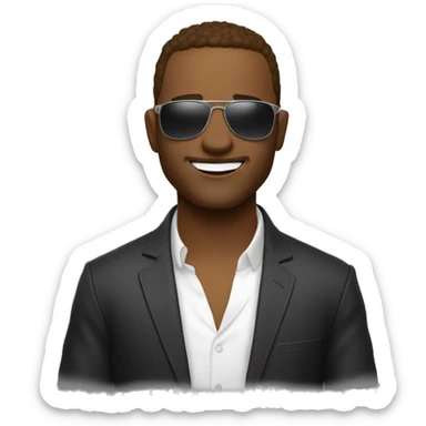 😎 - use this as base but have surprised look and have the emoji take off one pair of sunglasses to reveal another  sticker