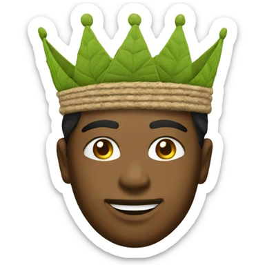 Words “Hemp Queen” + crown sticker