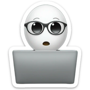 Moby with laptop sticker