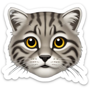Pallas cat sticker