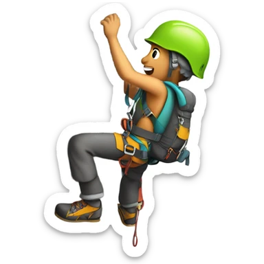 Climber sticker