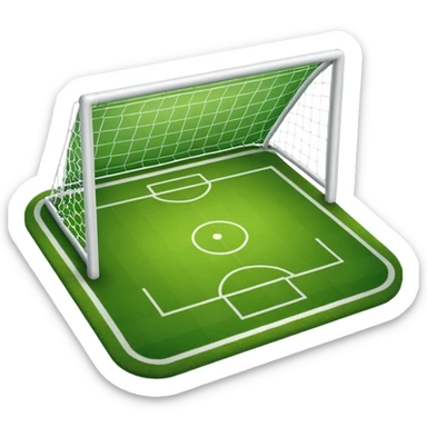 Soccer Field Objects sticker