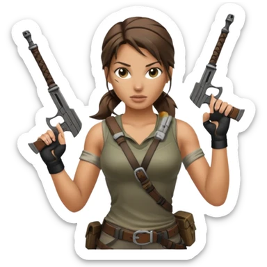 Video game raider xbox sticker