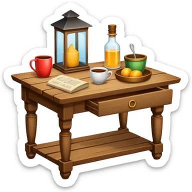 witches table sticker