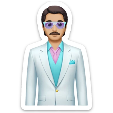 miami vice 80’s sticker