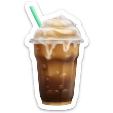Iced coffee sticker
