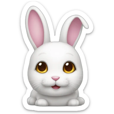 Minilop bunny sticker