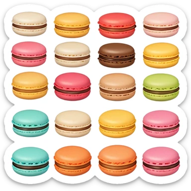 Macaroon sticker