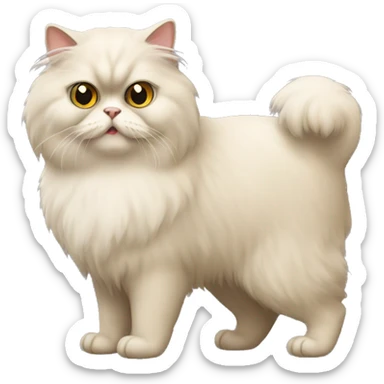 Persian cat sticker